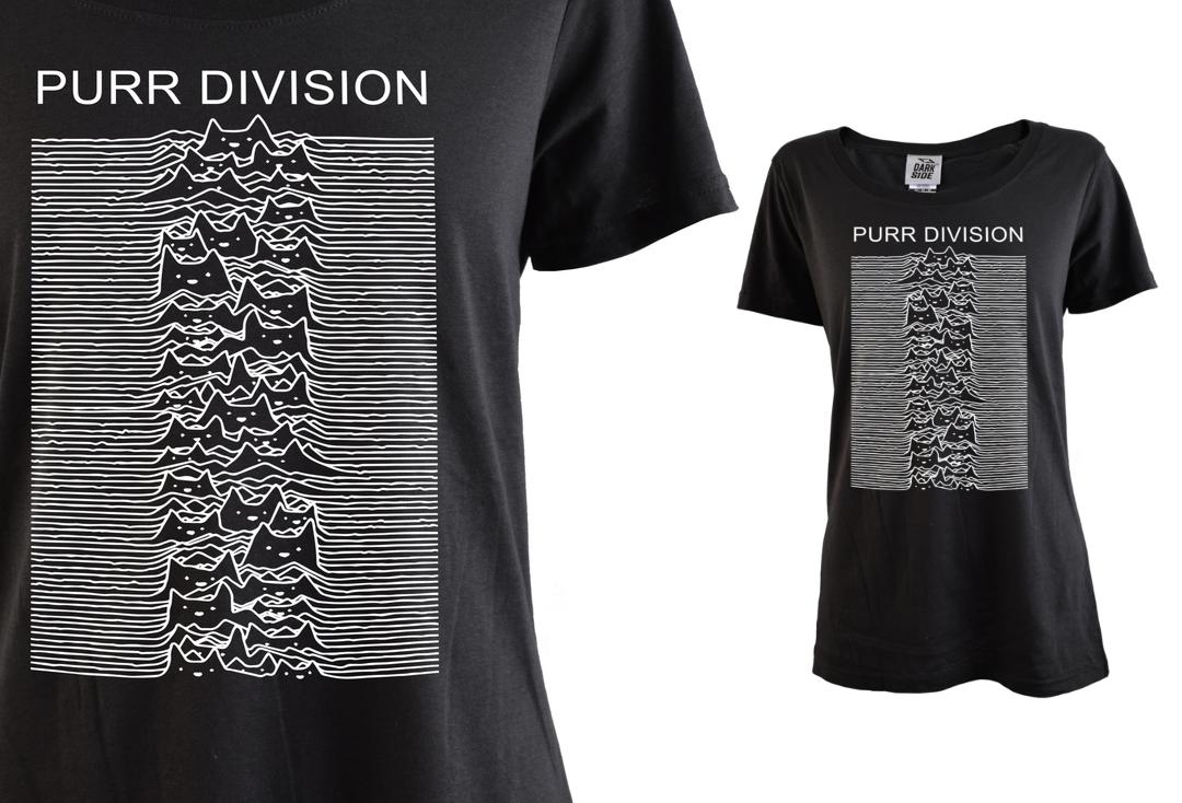Darkside | Purr Division Scoop Neck Loose Fit Women's T-Shirt