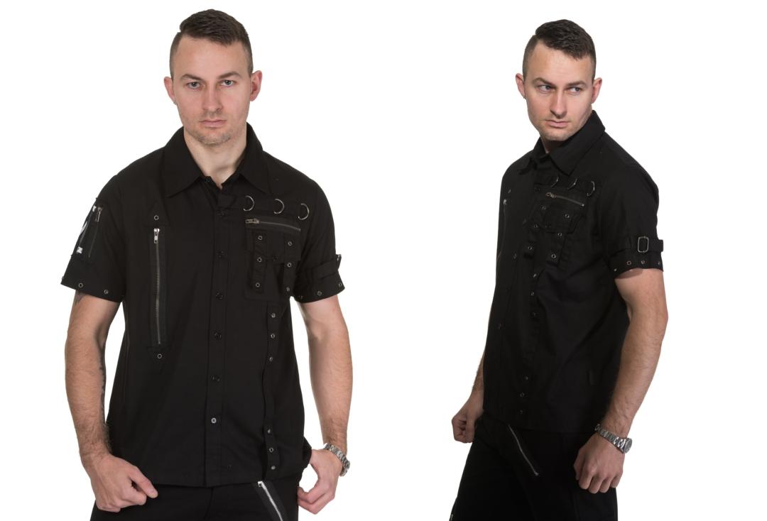 Dead Threads | Patch Detail 9873 Short Sleeve Shirt - Front & Side