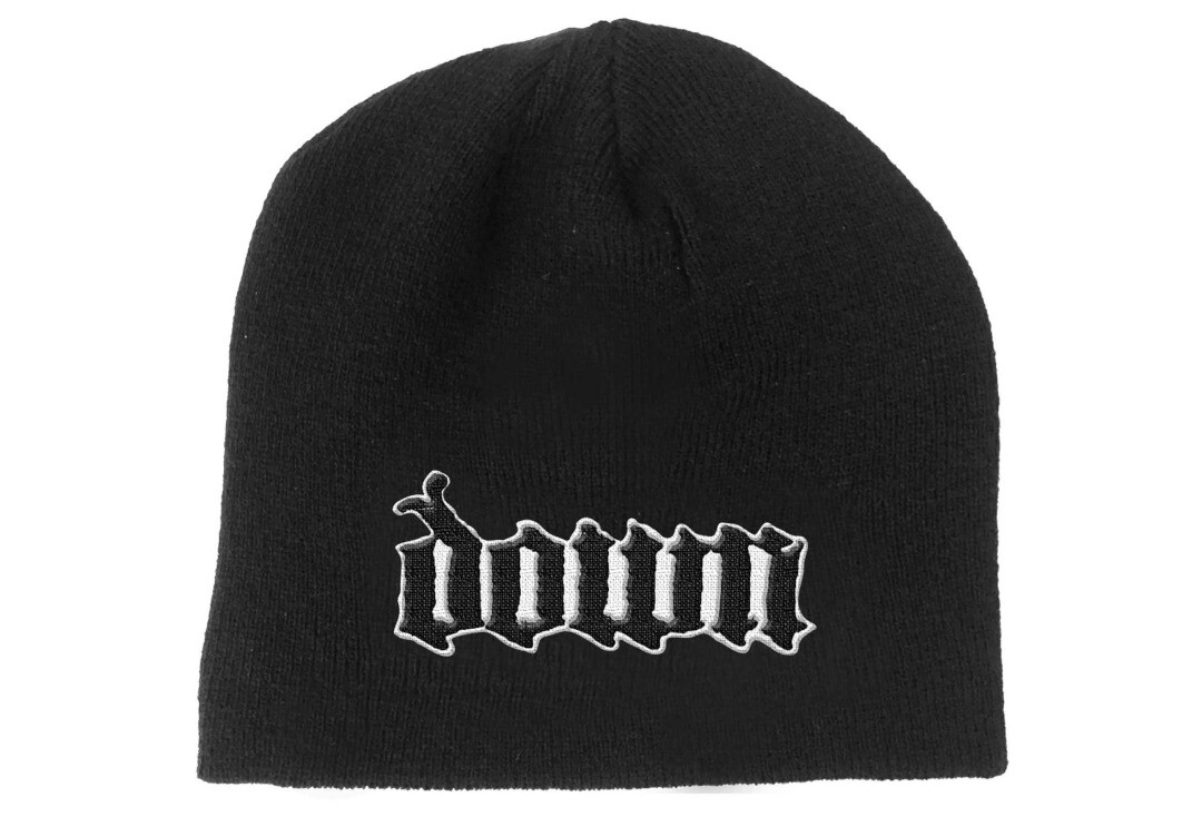 Official Band Merch | Down - Logo 3D Embroidered Official Knitted Beanie Hat