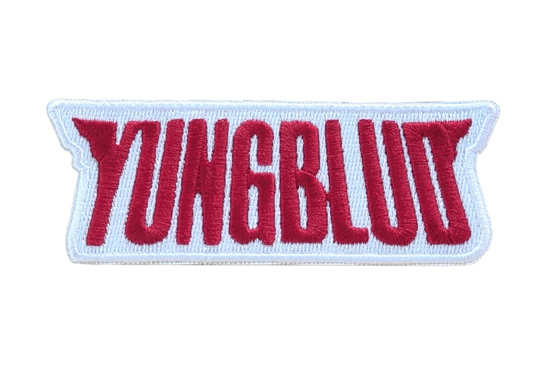 Yungblud - Red Logo Iron On Embroidered Patch