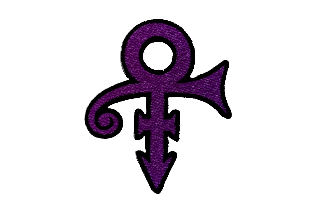 Prince - Purple Logo Iron On Embroidered Patch