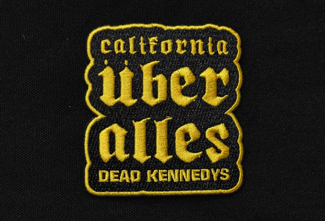 Dead Kennedys - Yellow California Uber Alles Iron On Embroidered Patch