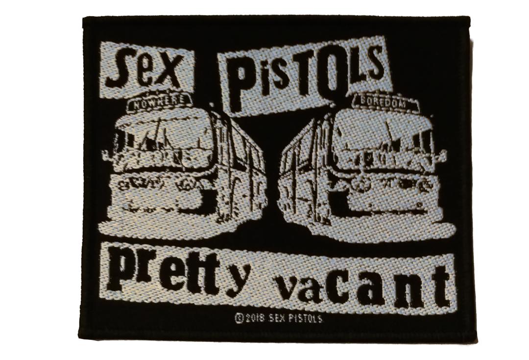 Official Band Merch | Sex Pistols - Pretty Vacant (Bus) Woven Patch