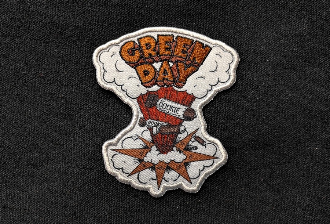 Green Day - Cut Out Dookie Bombs Iron On Printed & Embroidered Patch