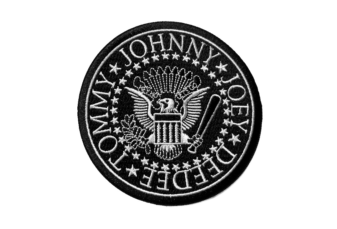 Ramones - Presidential Seal Black Iron On Embroidered Patch