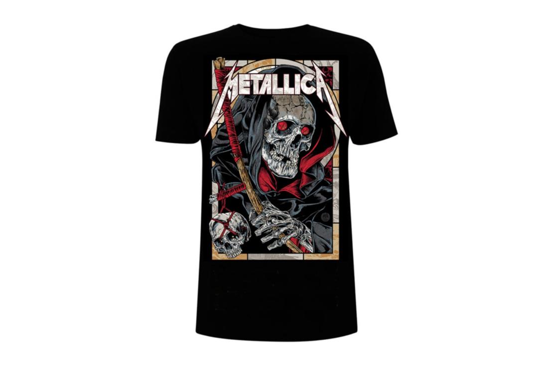 Official Band Merch | Metallica - Death Reaper Men's Short Sleeve T-Shirt - Front View
