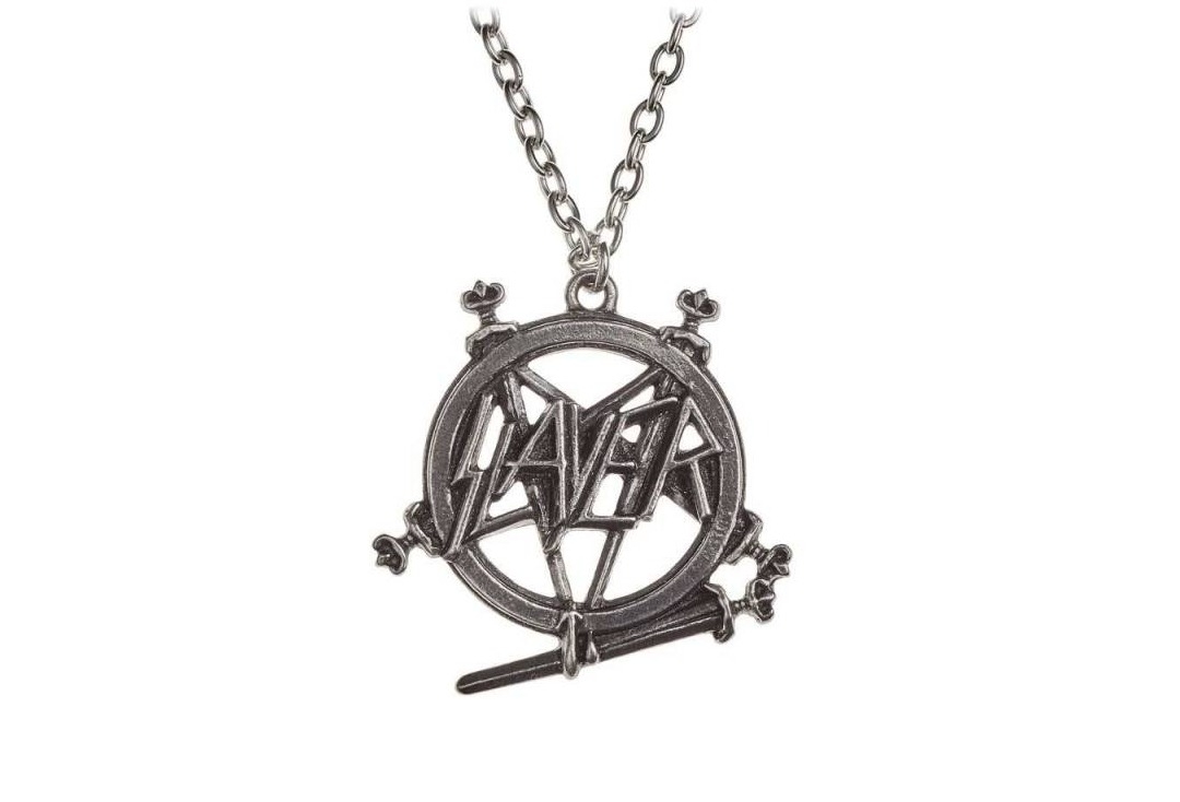Slayer - Pentagram Logo Alchemy Gothic Pendant - Main