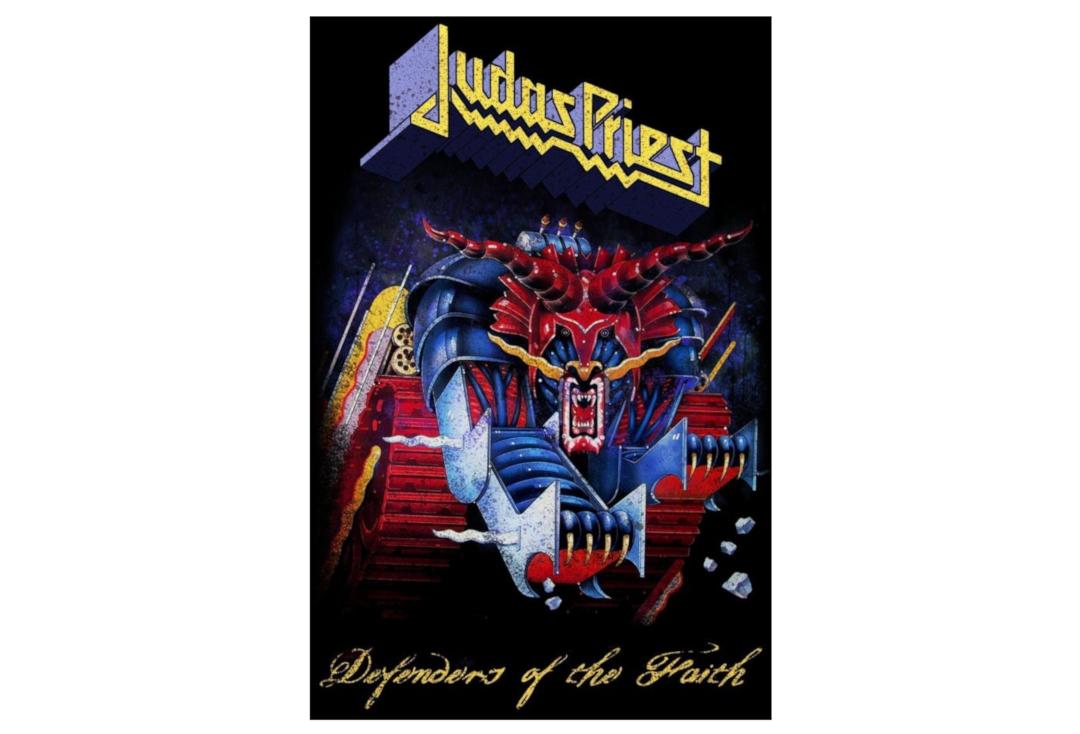 Official Band Merch | Judas Priest - Defenders Of The Faith Printed Textile Poster