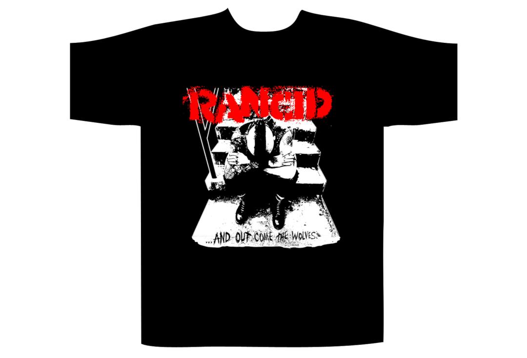 Official Band Merch | Rancid - Wolves Men's Short Sleeve T-Shirt
