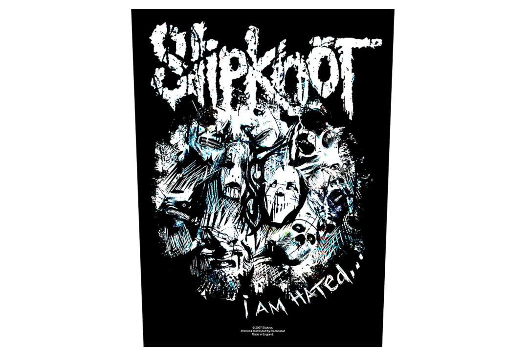 Official Band Merch | Slipknot - I Am Hated Printed Back Patch