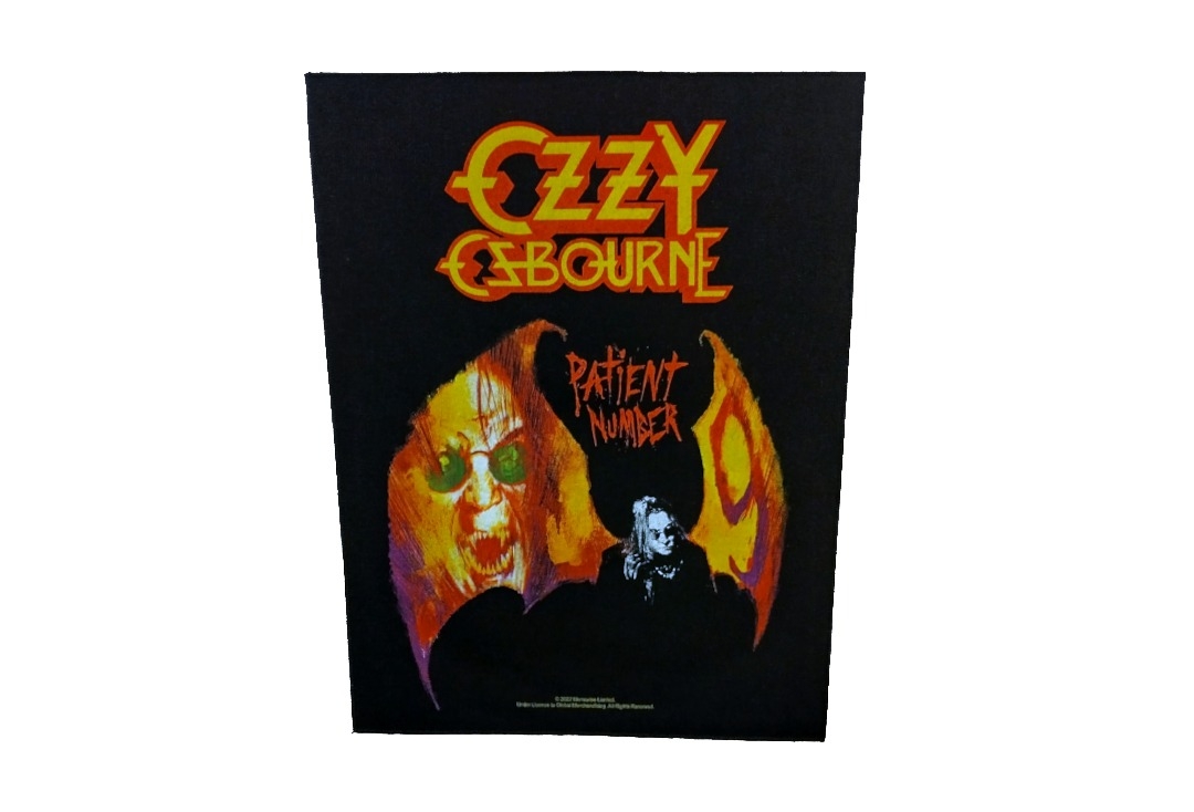 Ozzy Osbourne - Patient Number 9 Printed Back Patch - Main
