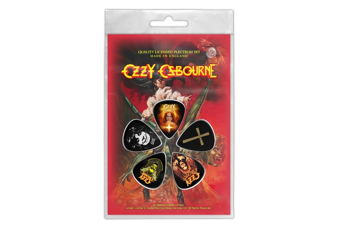 Ozzy Osbourne - The Ultimate Sin Official Plectrum Pack