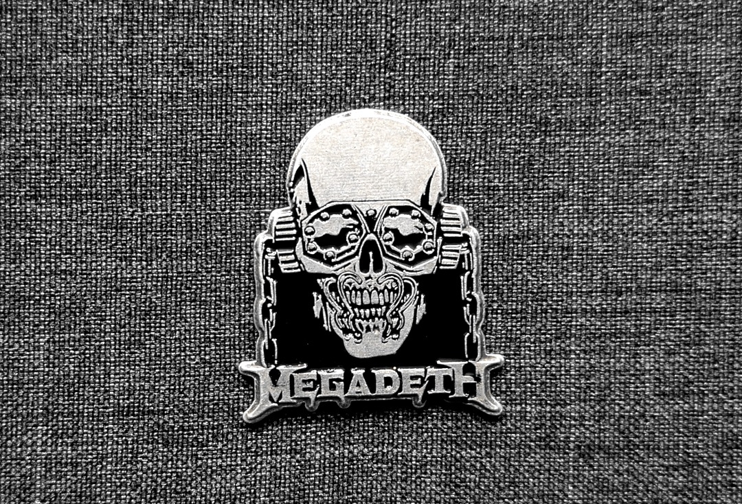 Megadeth - Vic Rattlehead Official Metal Pin Badge