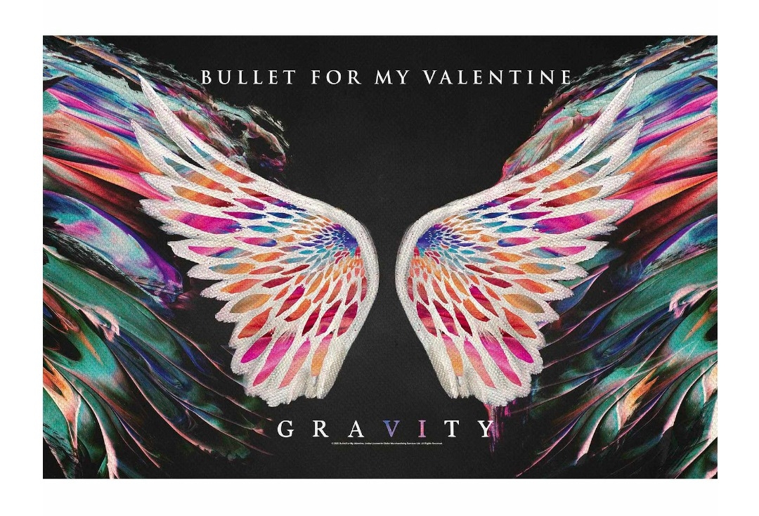 Bullet For My Valentine - Gravity Printed Textile Poster