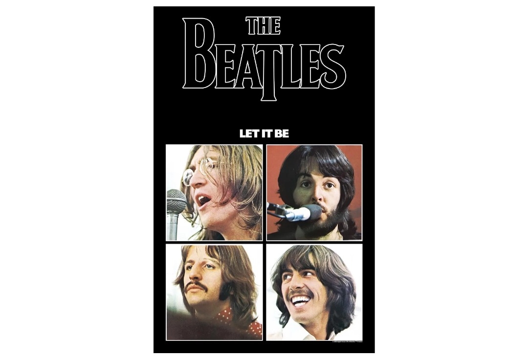 The Beatles - Let It Be Printed Textile Poster