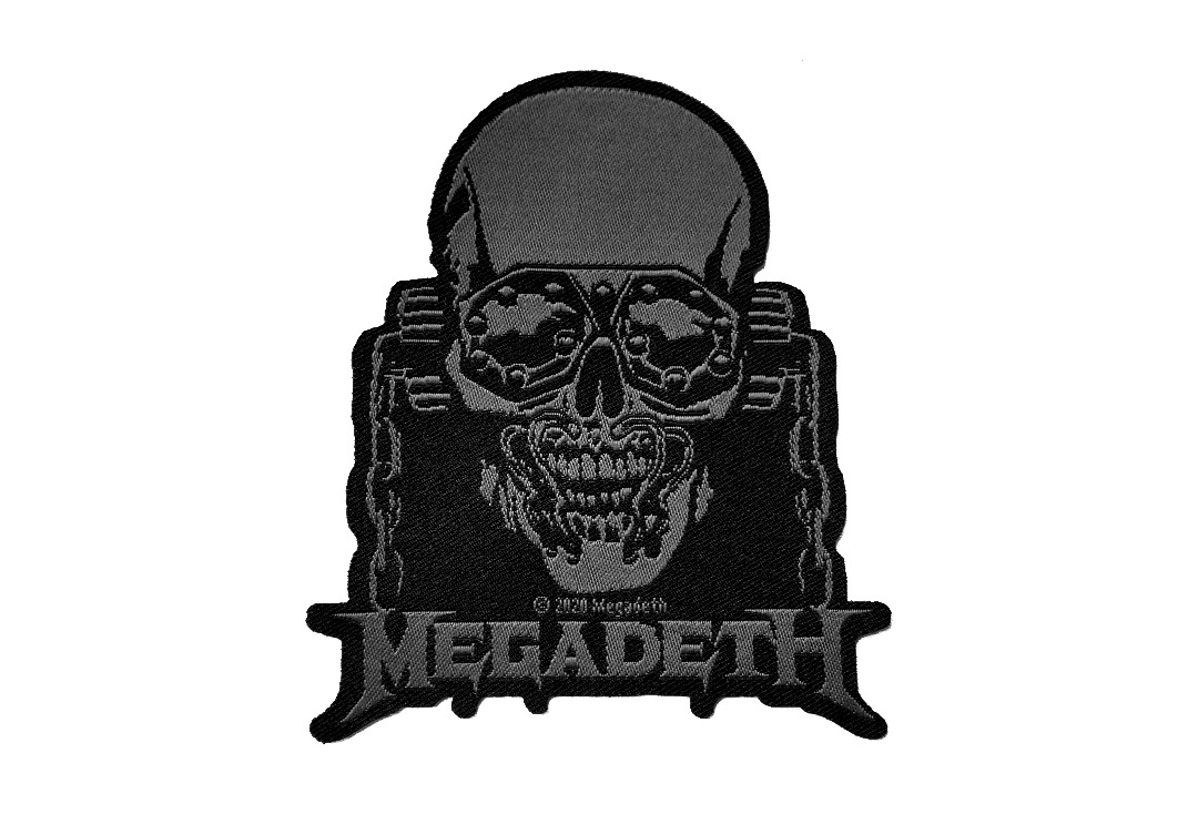 Megadeth - Vic Rattlehead Cut Out Sew On Woven Patch