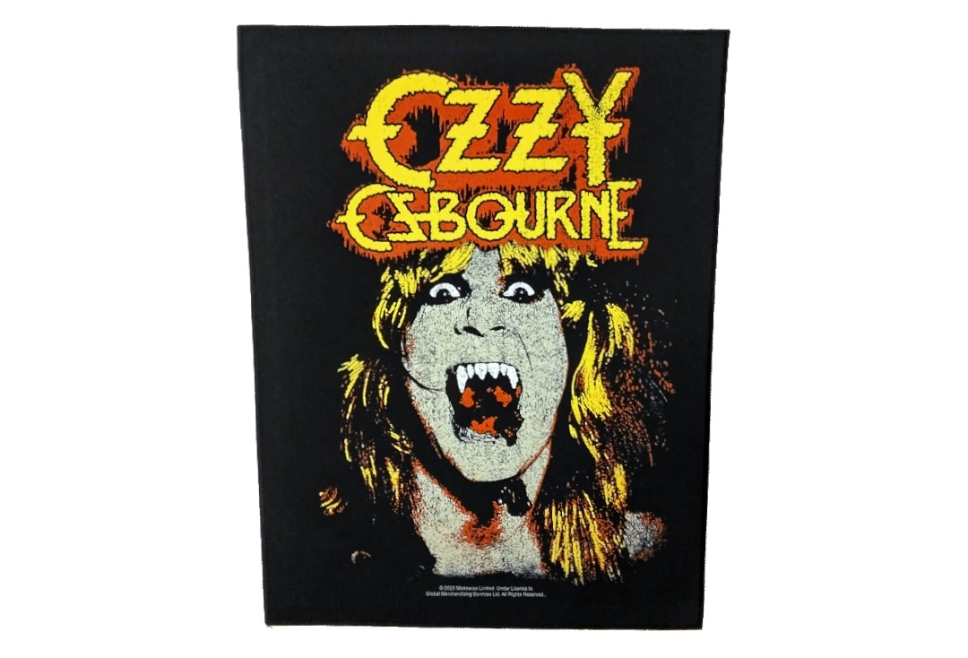 Ozzy Osbourne - Fangs Printed Back Patch