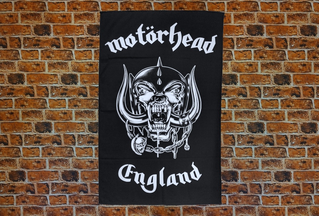 Motorhead - England Printed Textile Poster