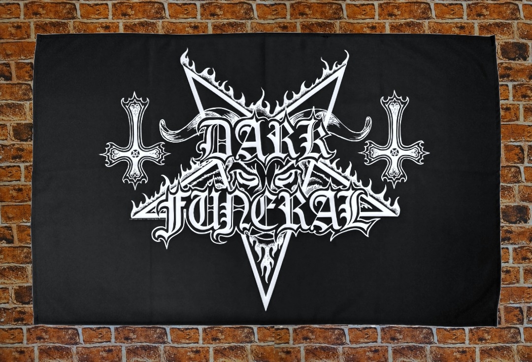 Dark Funeral - Logo Printed Textile Poster