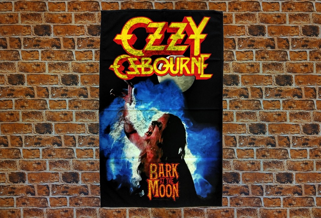 Ozzy Osbourne - Bark At The Moon Printed Textile Poster