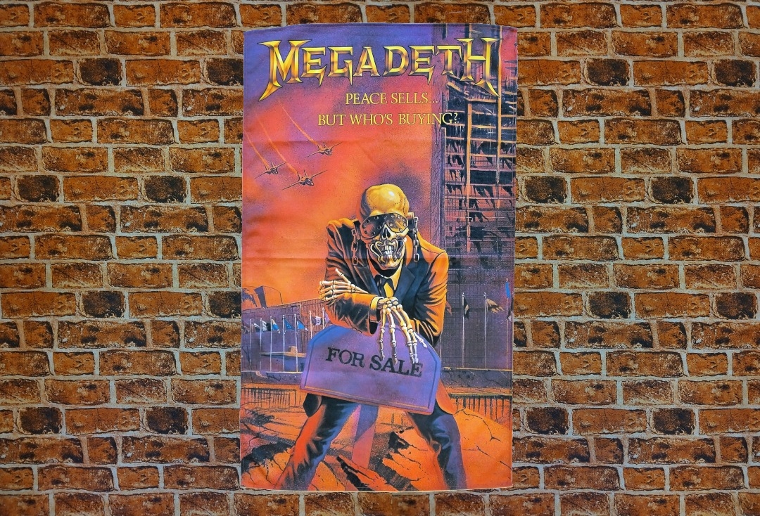 Megadeth - Peace Sells Printed Textile Poster