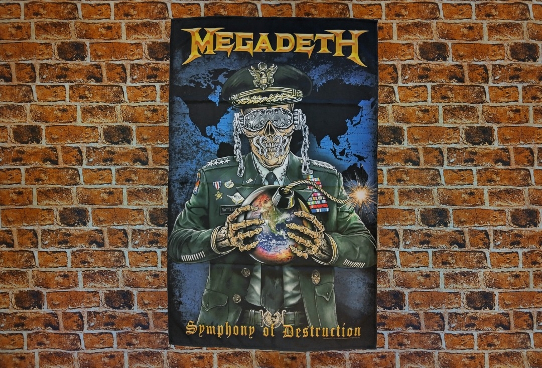 Megadeth - Symphony Of Destruction Printed Textile Poster