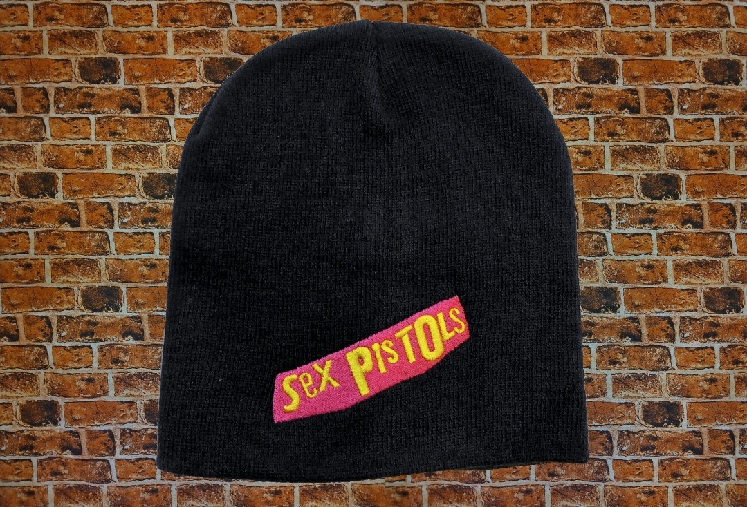Sex Pistols - Logo Embroidered Official Knitted Beanie Hat