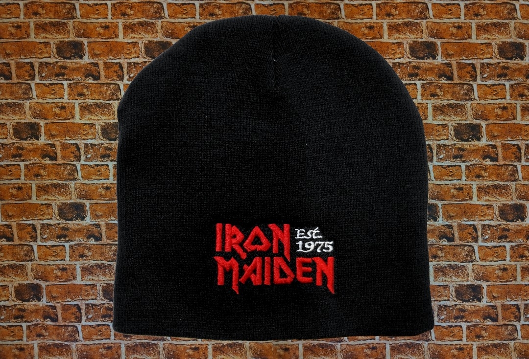 Iron Maiden - Est. 1975 Embroidered Official Knitted Beanie Hat