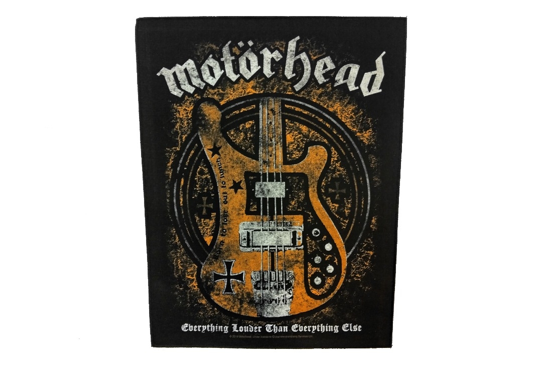 Motorhead - Lemmy's Bass Printed Back Patch