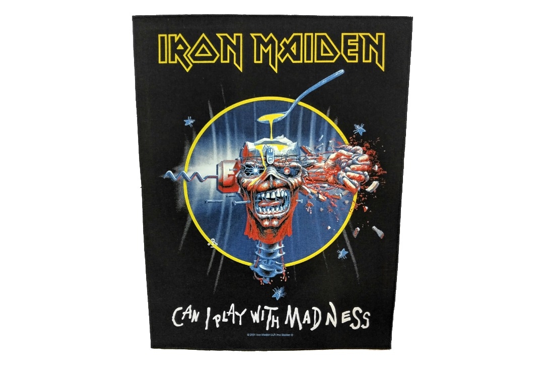 Iron Maiden - Can I Play With Madness Printed Back Patch