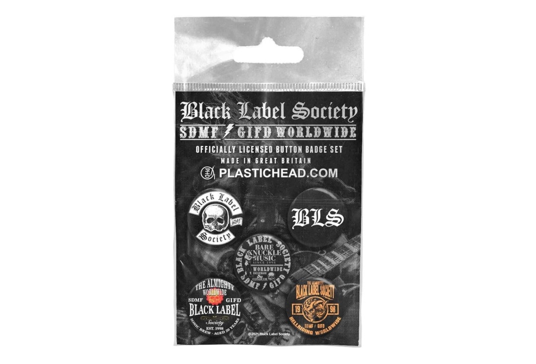 Black Label Society - SDMF & Worldwide Official Button Badge Pack