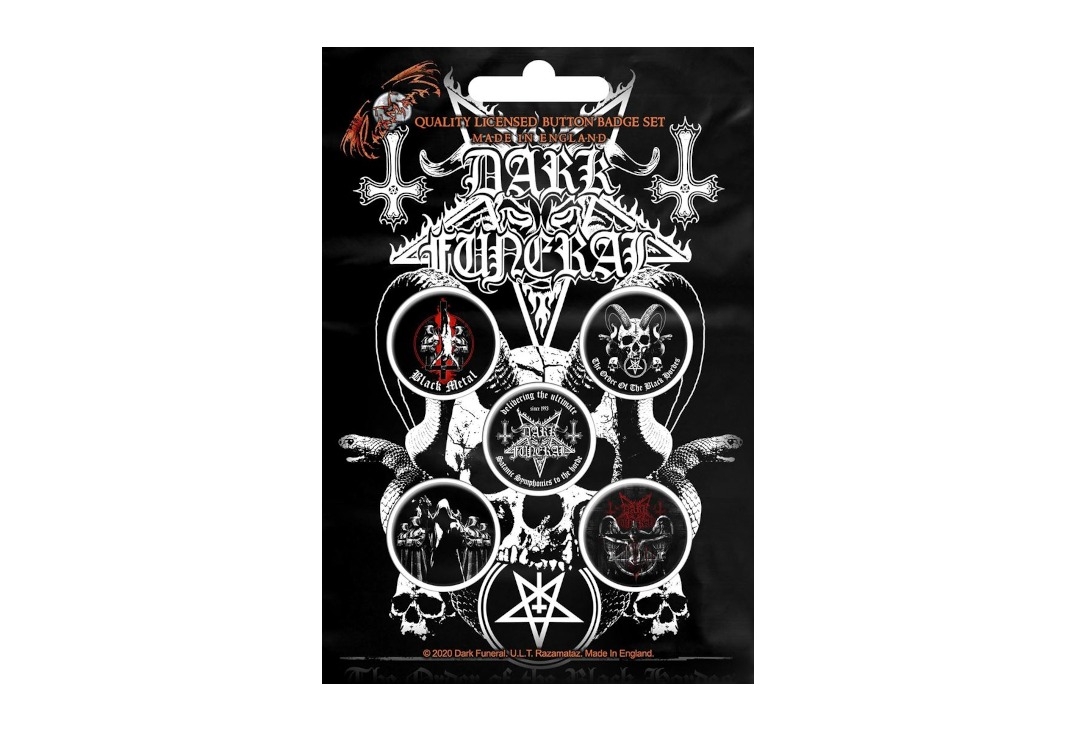 Dark Funeral - The Black Hordes Official Button Badge Pack