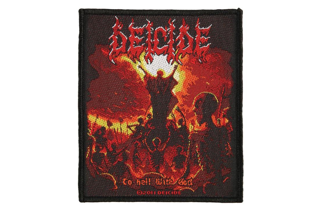 Official Band Merch | Deicide - To Hell With God Woven Patch