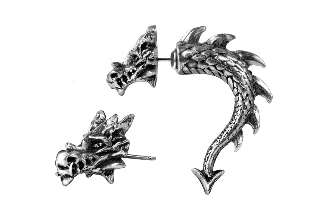 Alchemy Gothic | Tor Dragon Fake Horn Ear Stud