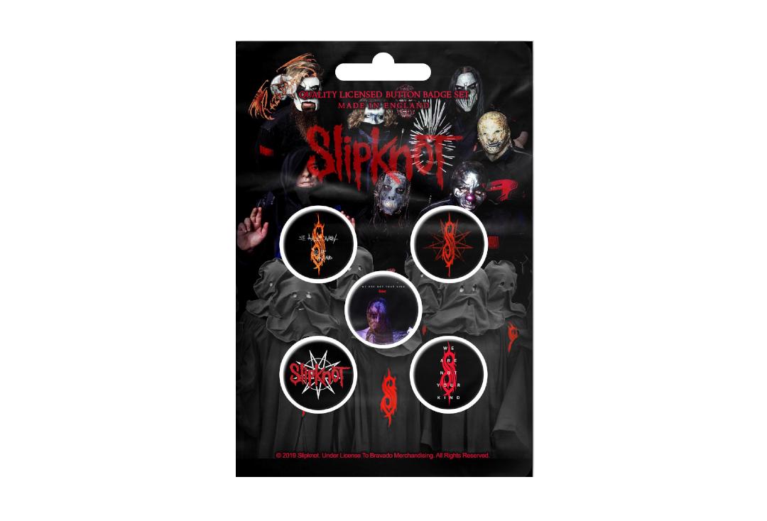 Official Band Merch | Slipknot - We Are Not Your Kind Button Badge Pack