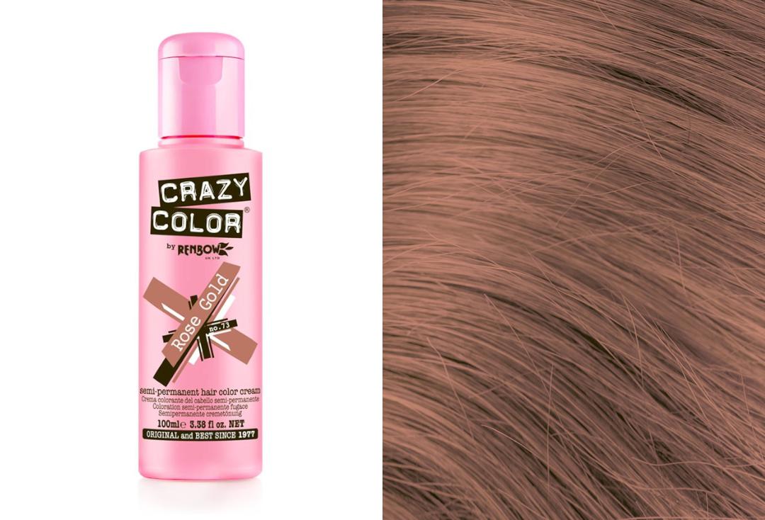 Renbow | Crazy Color Semi-Permanent Hair Colour (073 Rose Gold)
