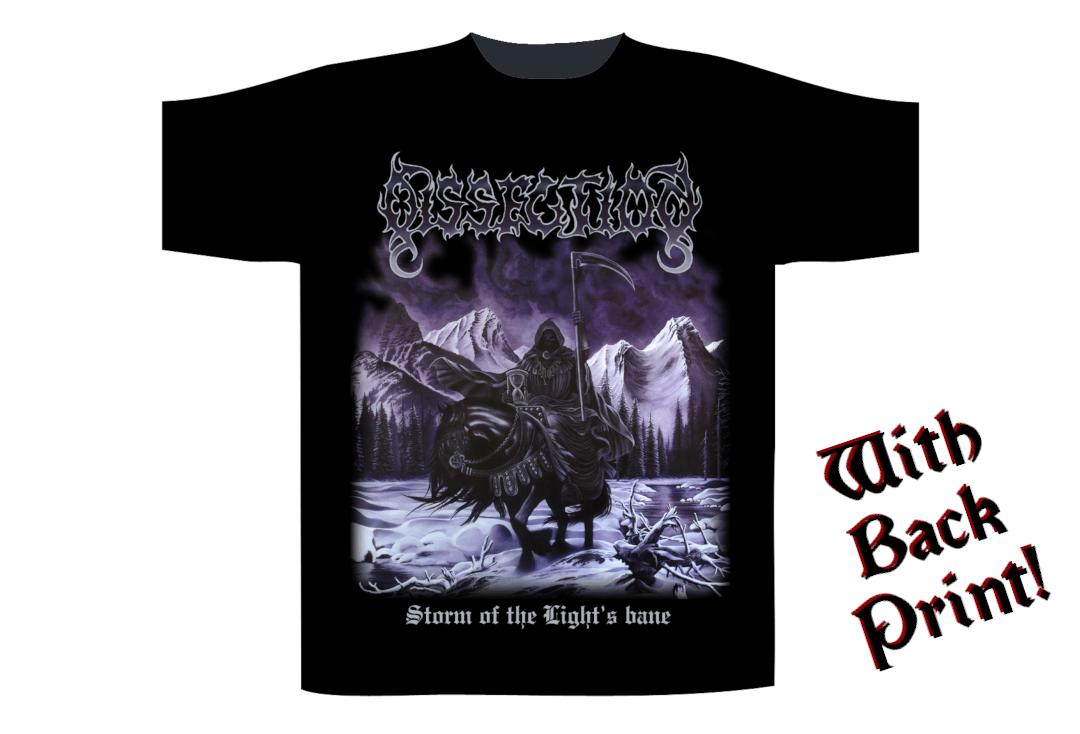 Official Band Merch | Dissection - Storm Of The Light's Bane Men's Short Sleeve T-Shirt - Front
