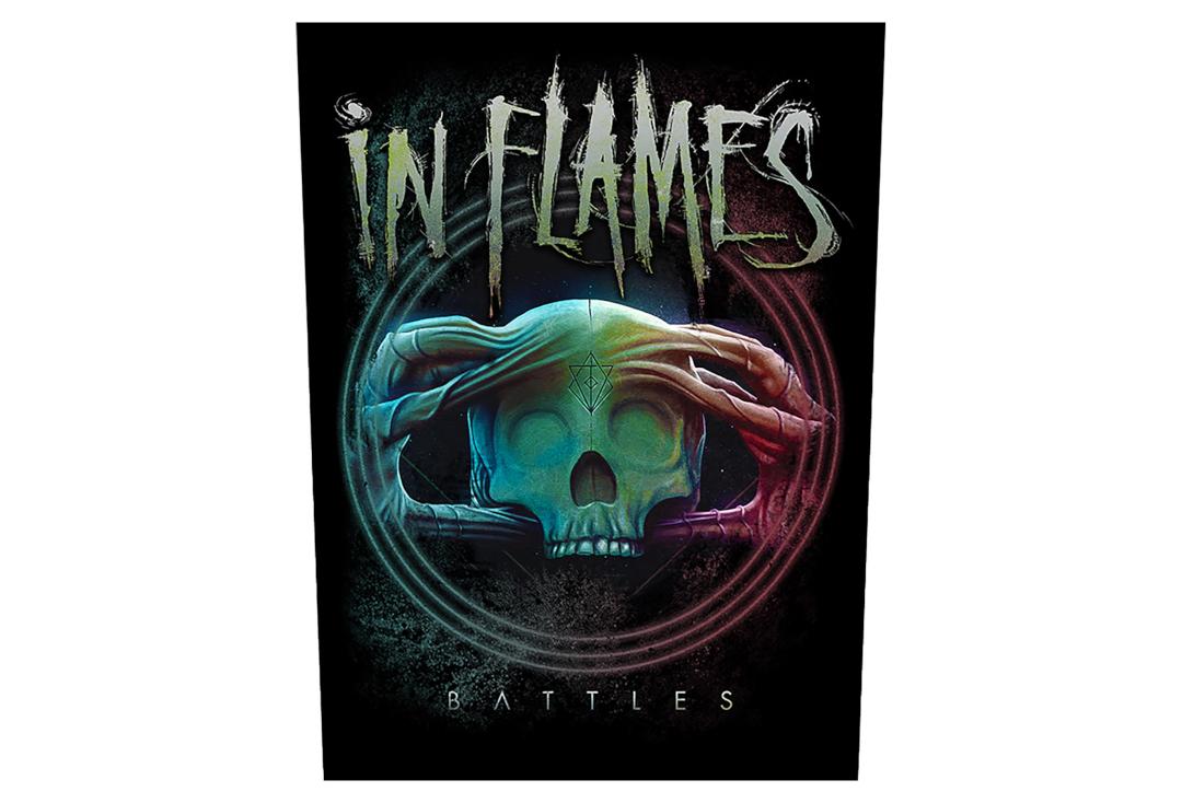 Official Band Merch | In Flames - Battles Printed Back Patch