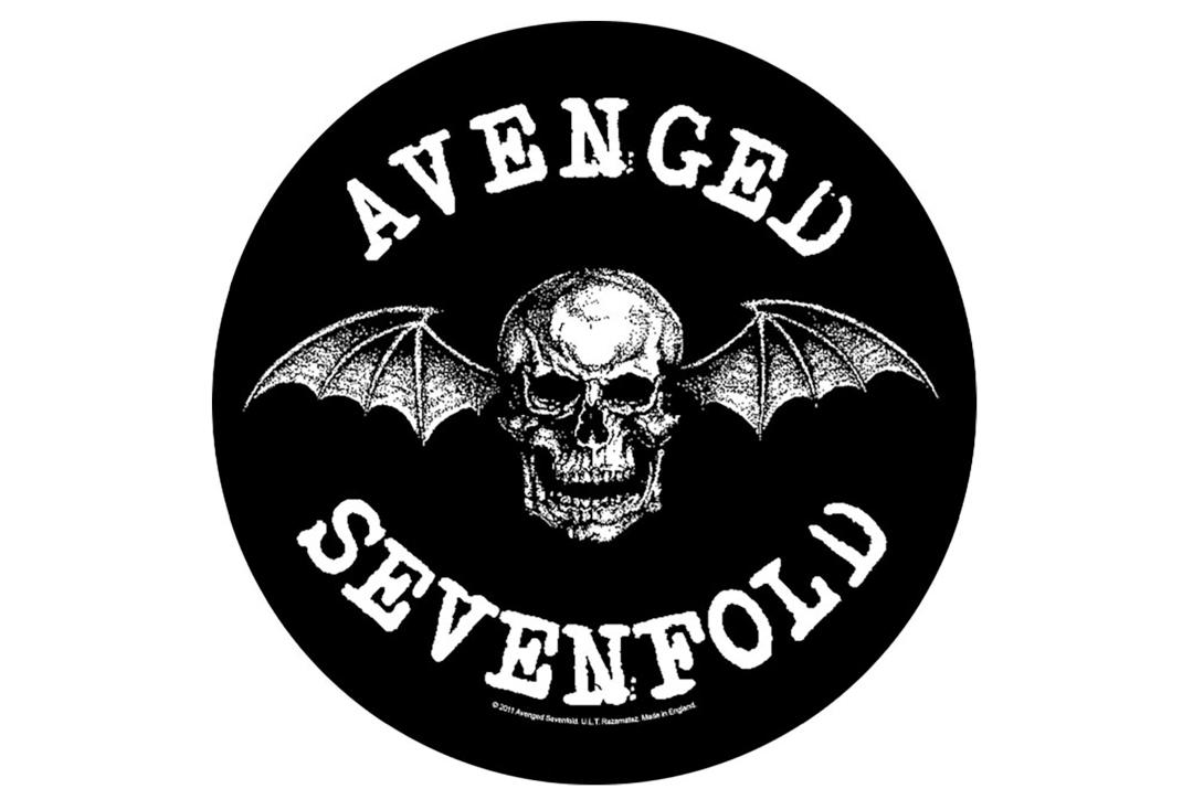 Official Band Merch | Avenged Sevenfold - Death Bat Printed Back Patch