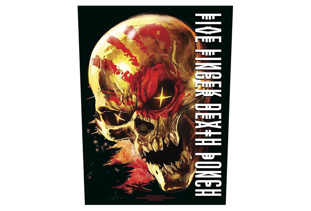 Official Band Merch | Five Finger Death Punch - And Justice For None Printed Back Patch