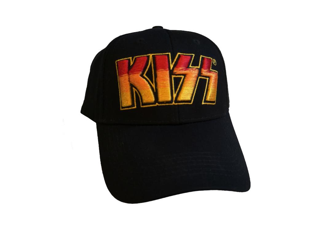 Official Band Merch | Kiss - Classic Logo 3D Embroidered Baseball Cap - Main