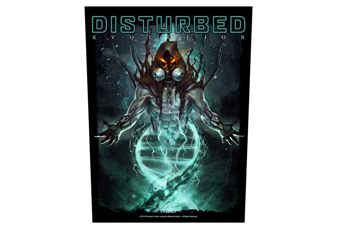 Official Band Merch | Disturbed - Evolution Printed Back Patch