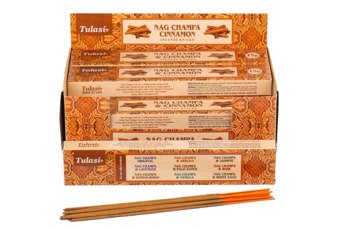 Tulasi | Cinnamon & Nag Champa Incense Sticks