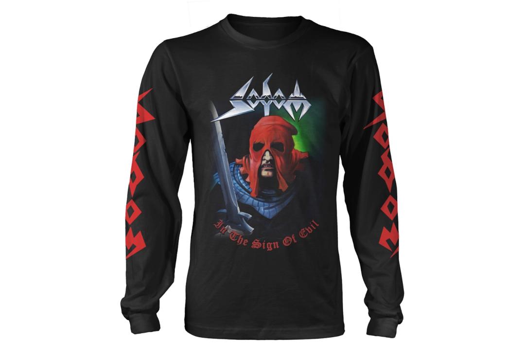 Official Band Merch | Sodom - In The Sign Of Evil Men's Official Long Sleeve T-Shirt