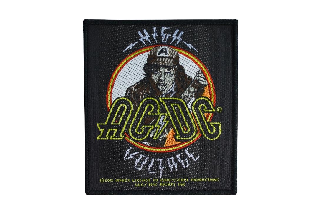 Official Band Merch | AC/DC - High Voltage Angus Woven Patch