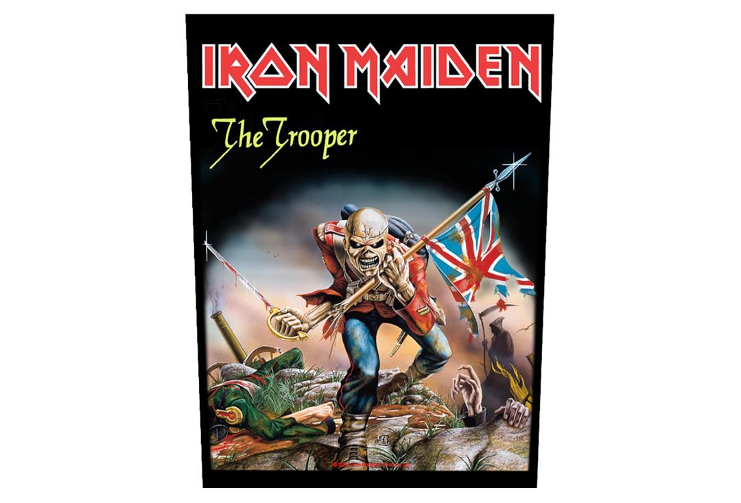 Official Band Merch | Iron Maiden - The Trooper Printed Back Patch