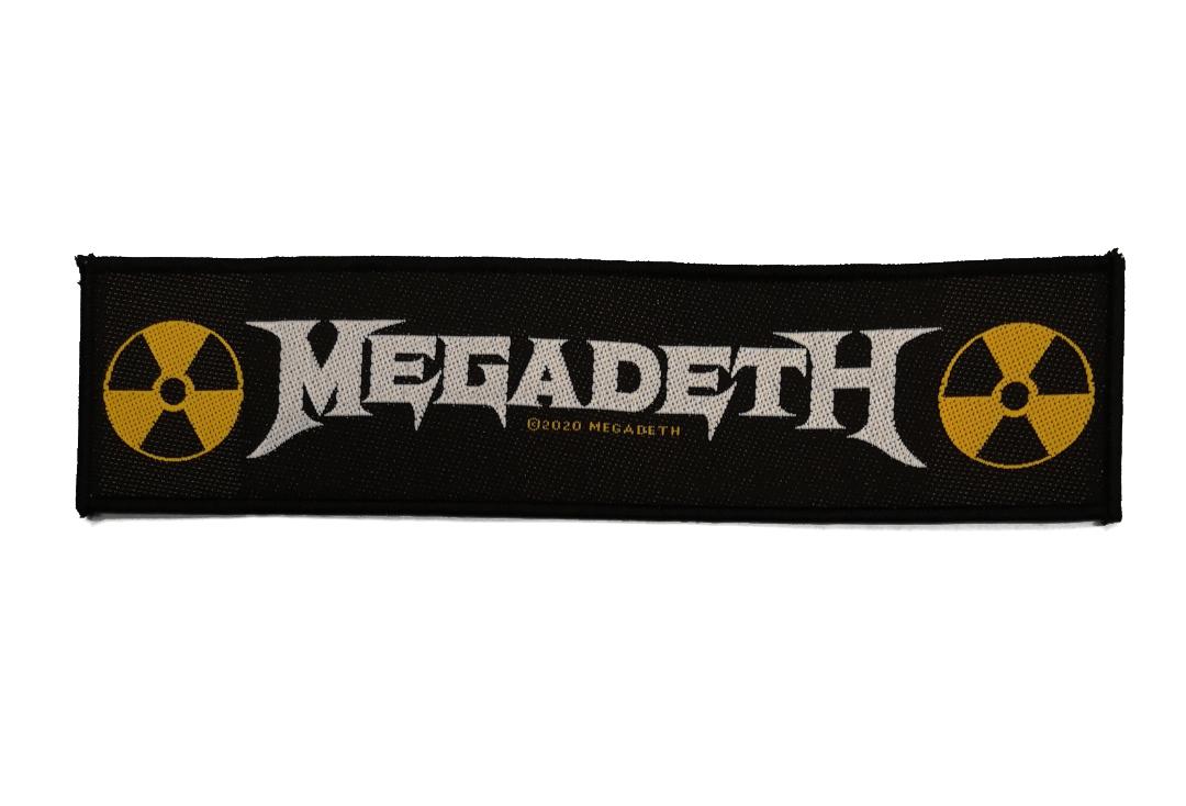 Official Band Merch | Megadeth - Logo Woven Super Strip Patch