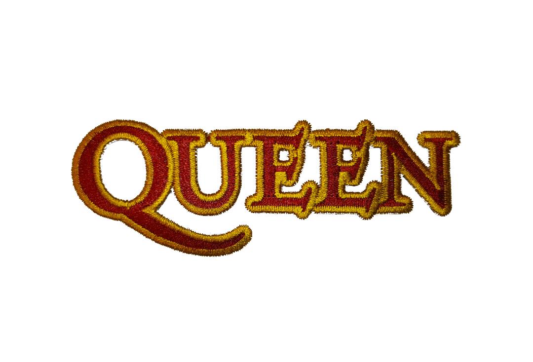Official Band Merch | Queen - Logo Cut Out Woven Patch