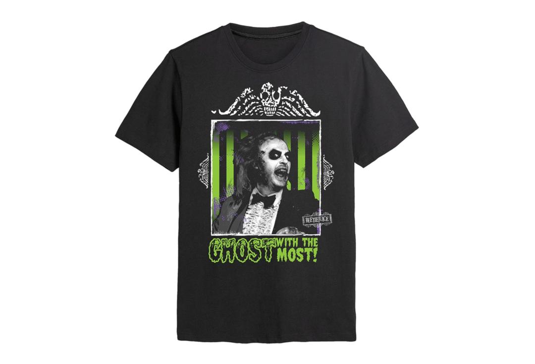 Official Band Merch | Beetlejuice - Ghost With The Most Men's Short Sleeve T-Shirt