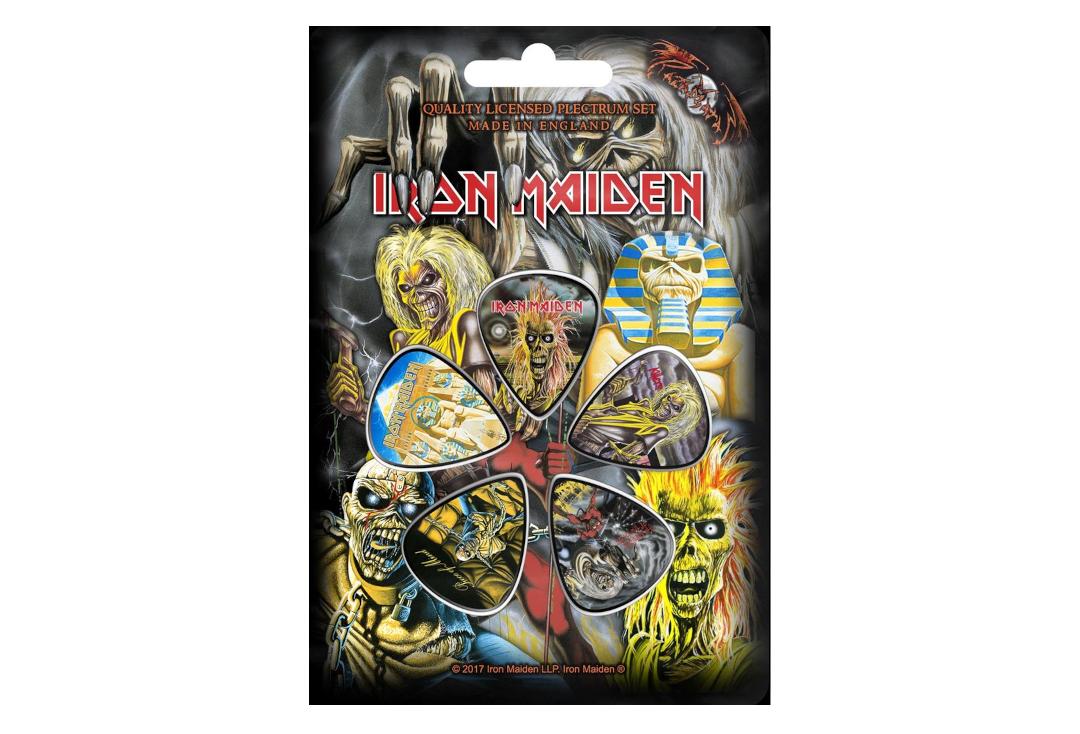 Official Band Merch | Iron Maiden - Early Albums Official Plectrum Pack